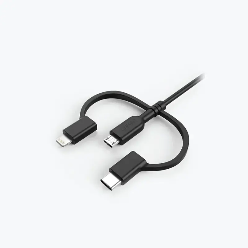 کابل تبدیل انکر مدل Anker Powerline II USB-A to Lightning-A8436 با طول 90 سانتی‌متر